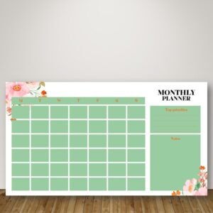 Monthly Planner Template Canva