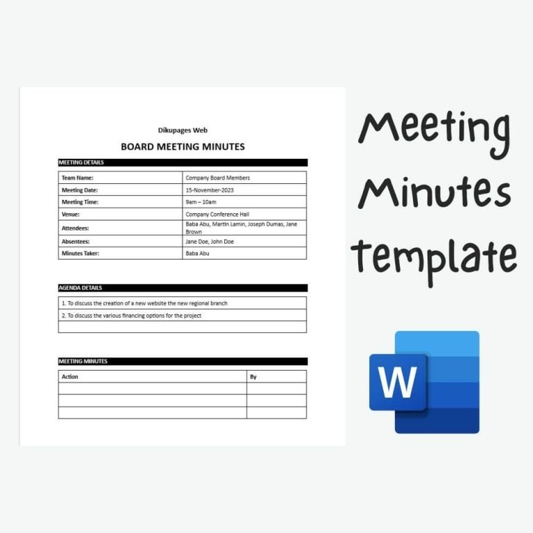 Board Meeting Minutes Template Template Warriors Board Meeting Minutes Template Template Warriors
